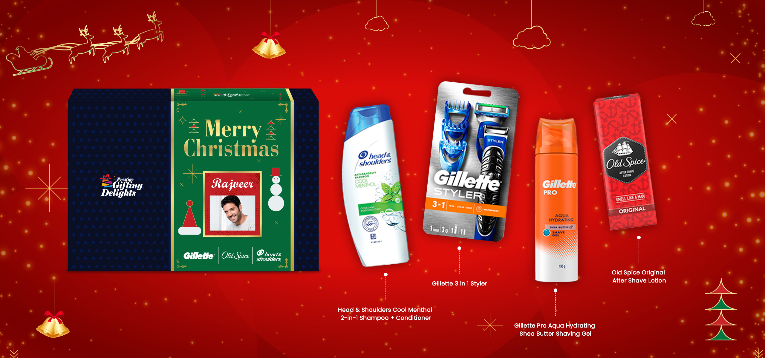 Men's Grooming Essentials Christmas Gift Pack