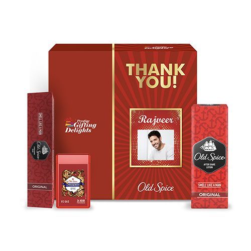 Old Spice Original Deodorant Personal Grooming Thank You Gift Set for Men