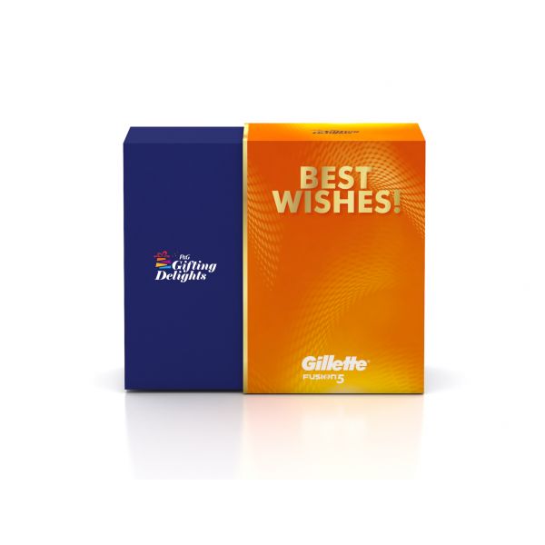 Gillette Fusion Power Razor Shaving Best Wishes Gift Pack for Men