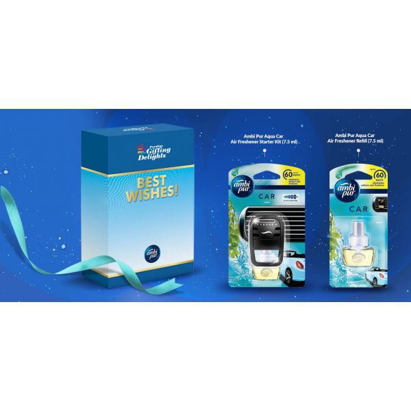 Ambi Pur Car Air Freshener Starter Birthday Gift Pack 