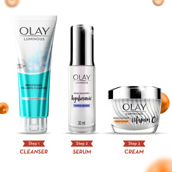 Olay Hydration Boost Kit for a Dewy Glow – Serum + Cleanse