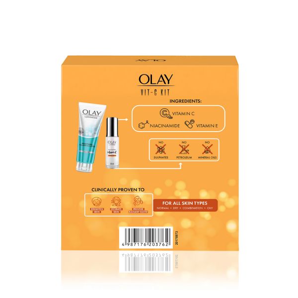 Olay Vitamin C Kit for 2X Glow – Serum + Cleanser Diwali Gift Pack