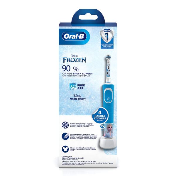 Oral-B Kids Electric Rechargeable Toothbrush Frozen Gift Pack