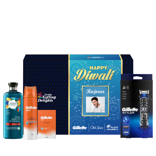 Mens Beard & Hair Premium grooming Diwali Gift Pack