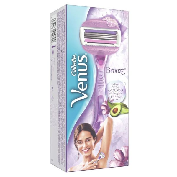 Gillette Venus Breeze Razor Shaving New Year Gift Pack for Women