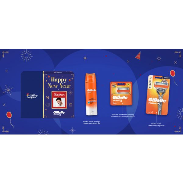Gillette Fusion Shaving New Year Gift Pack