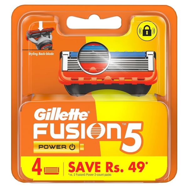 Gillette Fusion Power Razor Complete Shaving Christmas Gift Pack For Men With 4 Cartridge