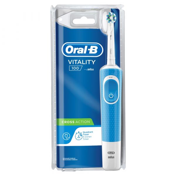 Oral-B Vitality 100 Criss Cross Electric Toothbrush (Multicolor)