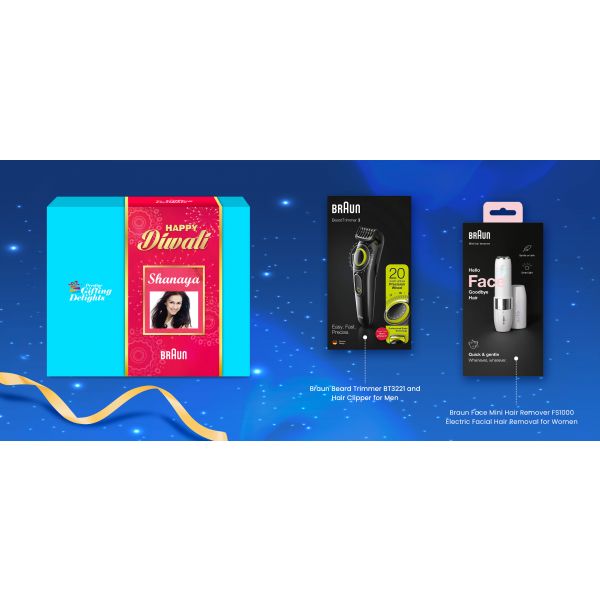 Braun Trimmers Diwali Gift Set For The Couple