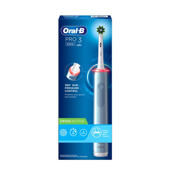 Oral B Pro 3 Electric Toothbrush with Triple Pressure Control Anniversary Gift Pack