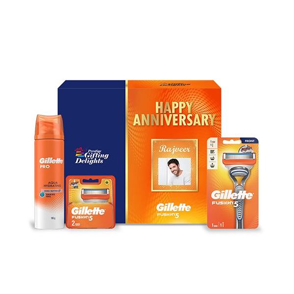 Gillette Fusion Shaving Anniversary Gift Pack