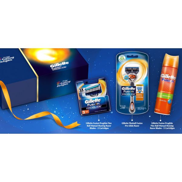Gillette Fusion Proglide Razor Shaving Corporate Gift Pack for Men