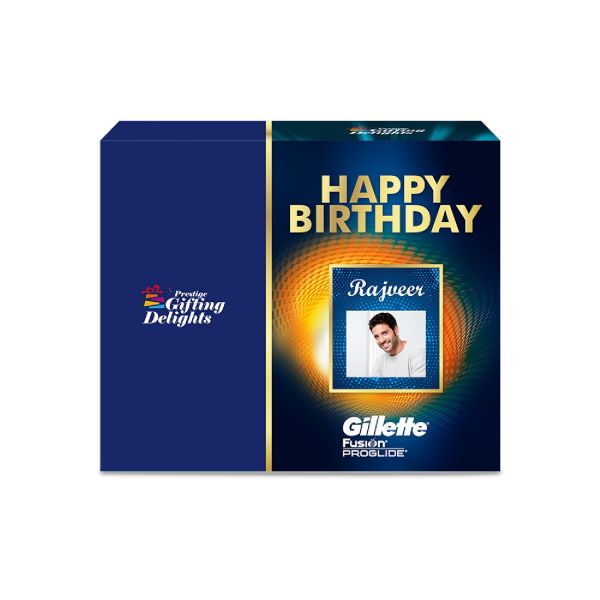 Gillette Fusion Proglide Razor Shaving Birthday Gift Pack for Men