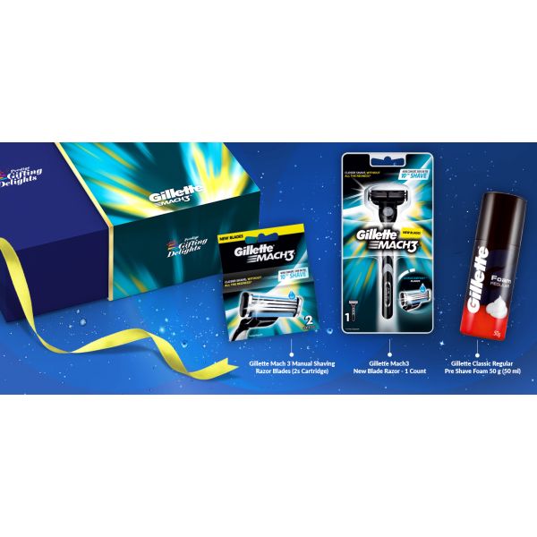 Gillette Mach3 Razor Anniversary Gift Pack for Men