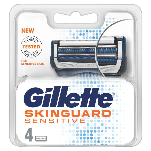Gillette Skinguard Razor Shaving Congratulations Gift Pack for Men with 4 Cartridge