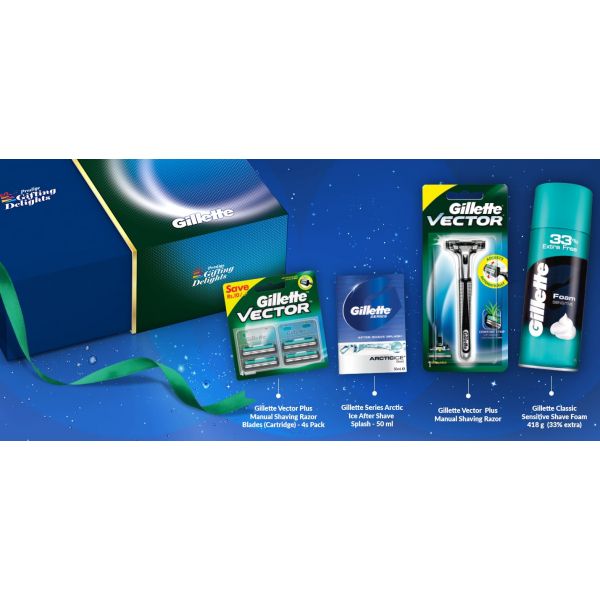 Gillette Vector Shaving Congratulations Gift Pack