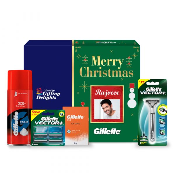 Gillette Vector Shaving Christmas Gift Pack