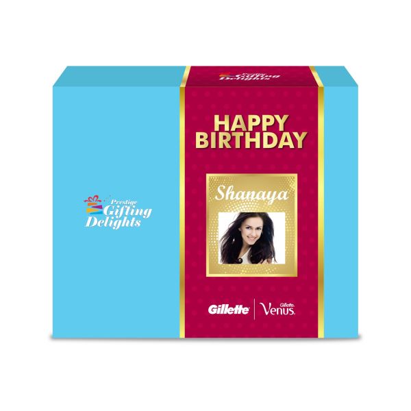 Gillette Venus + Fusion Manual Shaving & Haircare Happy Birthday Kit For Him And Her