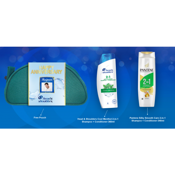 Head & Shoulders - Pantene 2-in-1 Shampoo & Conditioner Anniversary Gift Pack