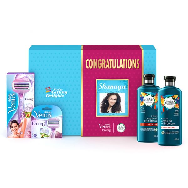 Gillette Venus Breeze & Premium Beauty Bath Congratulations Gift Pack