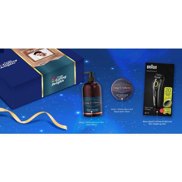 KCG + Braun Beard Grooming Congratulations Gift Pack