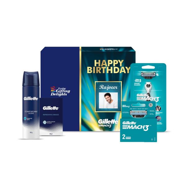 Mach3 Complete Grooming Regimen Happy Birthday Gift Pack