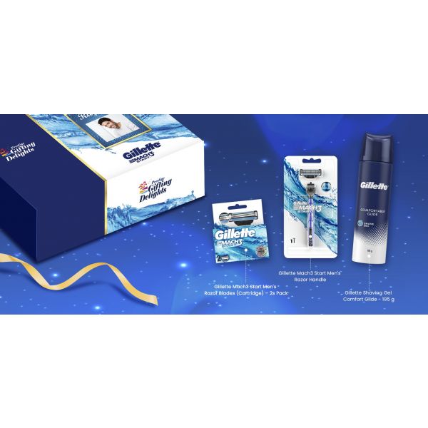 Gillette Mach3 Start Razor Shaving Anniversary Gift Pack for Men