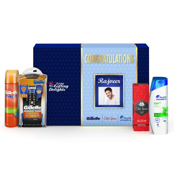 Men's Grooming Essentials Congratulations Gift Pack