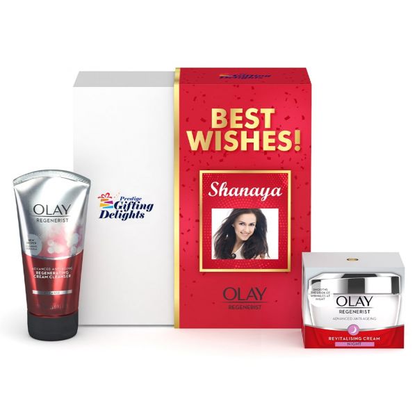 Olay Regenerist Deep Hydration Night Cream Regimen Best Wishes Gift Pack