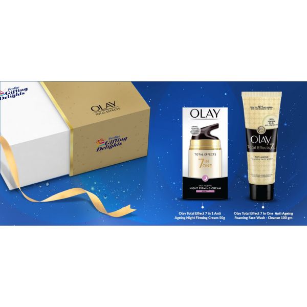 Olay Total Effects 7 in One Anti-Ageing Night Cream Regimen Anniversary Gift Pack
