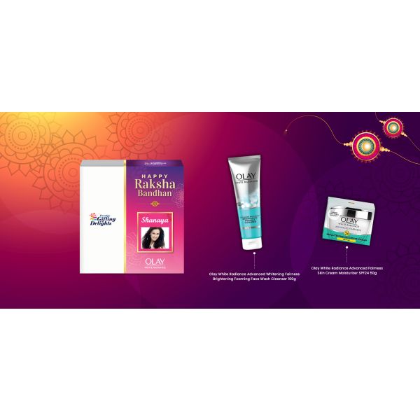 Olay White Radiance Advanced Brightening Day Regimen Rakhi Pack