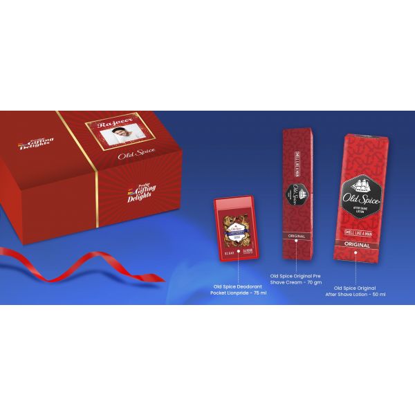 Old Spice Original Deodorant Personal Grooming Corporate Gift Set for Men