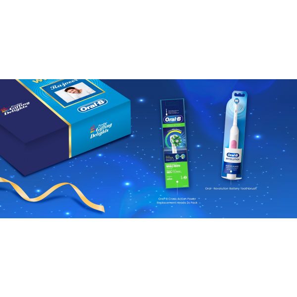 Oral - B Revolution Battery Toothbrush Congratulations Gift Pack