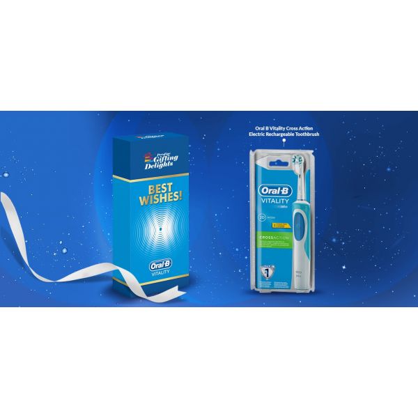 Oral B Vitality Electric Toothbrush Congratulations Gift Pack
