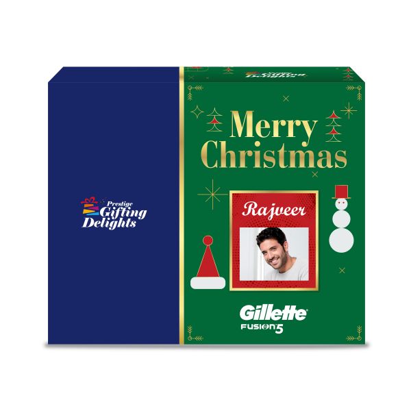 Gillette Fusion Power Razor Complete Shaving Christmas Gift Pack For Men With 4 Cartridge
