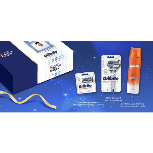 Gillette Skinguard Razor Shaving Corporate Gift Pack for Men