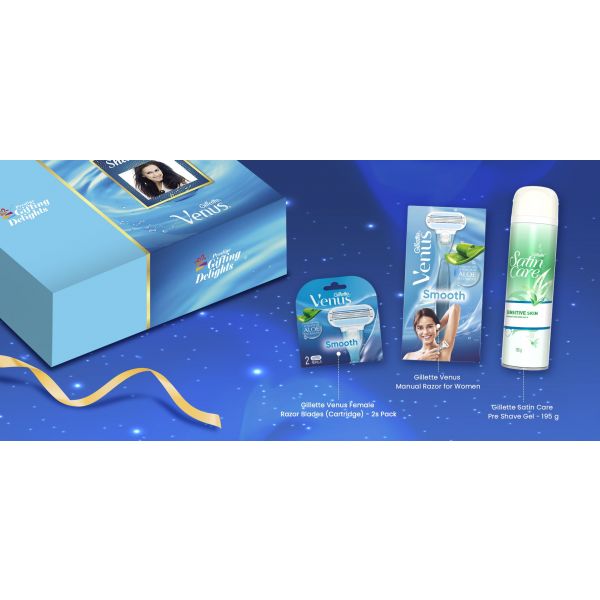 Gillette Venus Razor Shaving Anniversary Gift Pack for Women