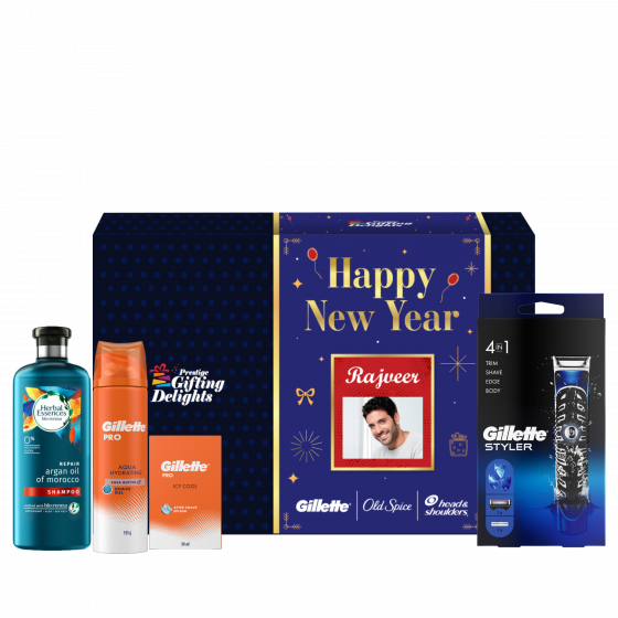 Mens Beard & Hair Premium grooming New Year Gift Pack