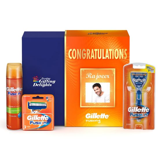 Gillette Fusion Shaving Congratulations Gift Pack