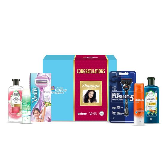 Breeze And Glide Shaving Congratulations Gift Pack For The Duo