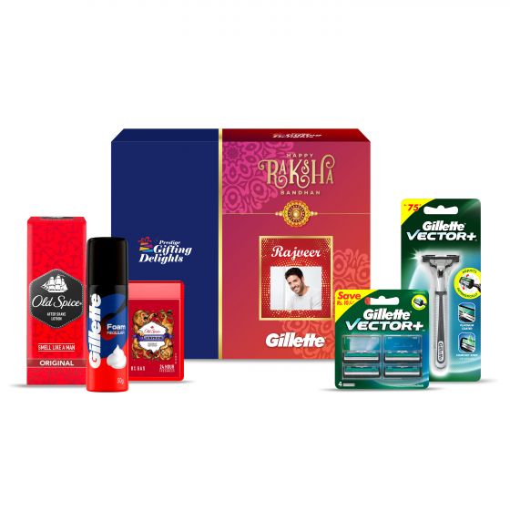 Gillette Vector Personal Care Complete Shaving Rakhi Gift Pack
