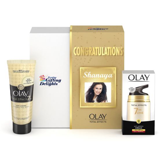 Olay Total Effects 7 in One Anti-Ageing Day Cream Regimen Congratulations Gift Pack