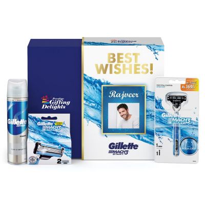 Gillette Mach3 Start Razor Shaving Best Wishes Gif...