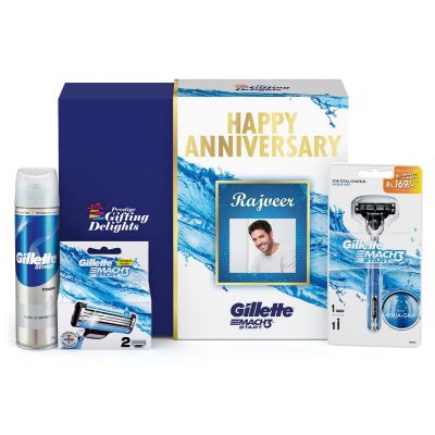 Gillette Mach3 Start Razor Shaving Anniversary Gif...