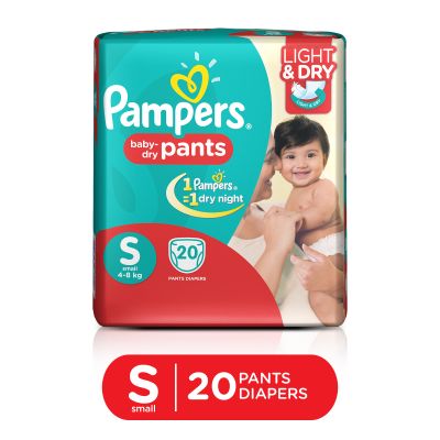 Pampers Pants Diapers Small Size 20 pc Pack