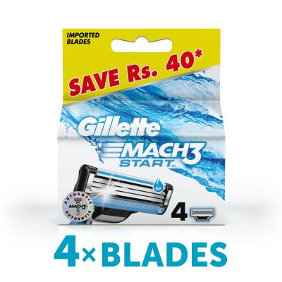 Gillette Mach3 Start Men's Razor Blades (Cartridge...