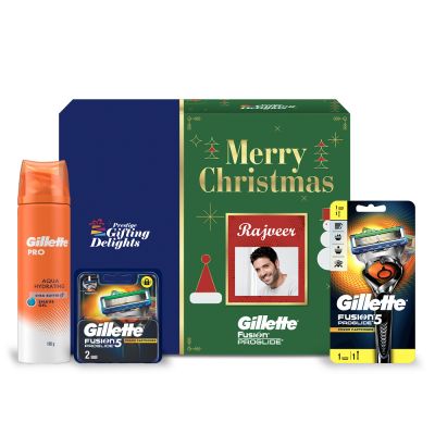 Gillette Fusion Proglide Razor Shaving Christmas G...