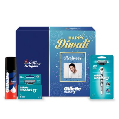 Gillette Mach3 Razor Diwali Gift Pack for Men