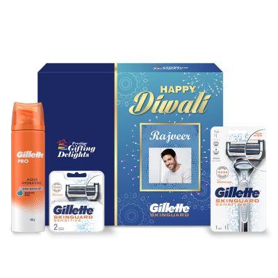 Gillette Skinguard Razor Shaving Diwali Gift Pack ...