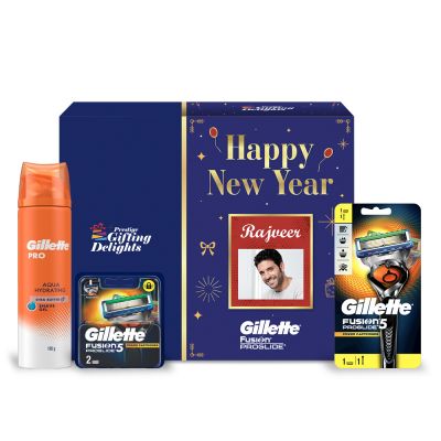Gillette Fusion Proglide Razor Shaving New Year Gi...